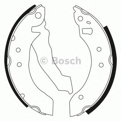 Комплект тормозных колодок BOSCH 0 986 BB3 506 Комплект тормозных колодок BOSCH 0 986 BB3 506