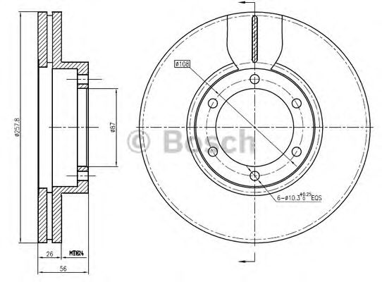 BOSCH 0 986 BB4 348