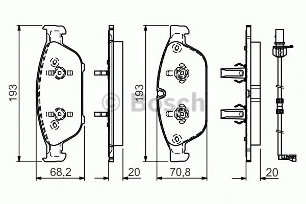 BOSCH 0 986 TB3 178