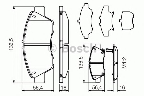 BOSCH 0 986 TB3 185