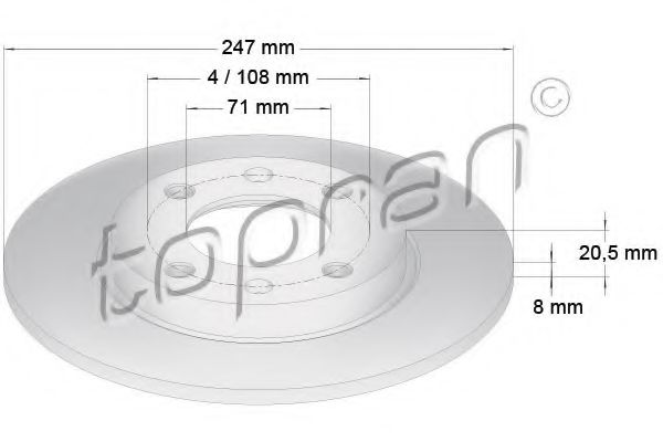 TOPRAN 720 243