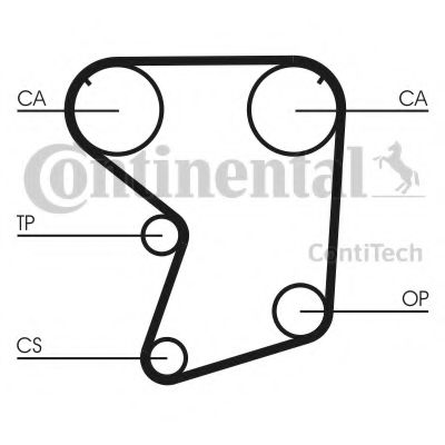 Ремень ГРМ CONTITECH CT610 Ремень ГРМ CONTITECH CT610