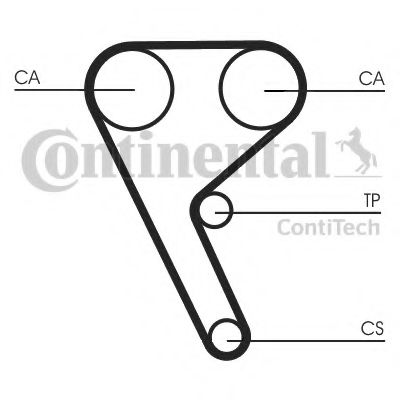 Ремень ГРМ CONTITECH CT1157 Ремень ГРМ CONTITECH CT1157