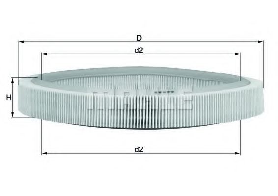 Воздушный фильтр KNECHT LX 65 Воздушный фильтр KNECHT LX 65