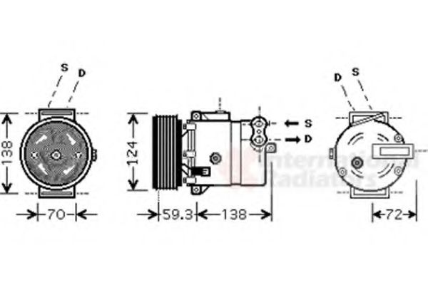 VAN WEZEL 3700K413