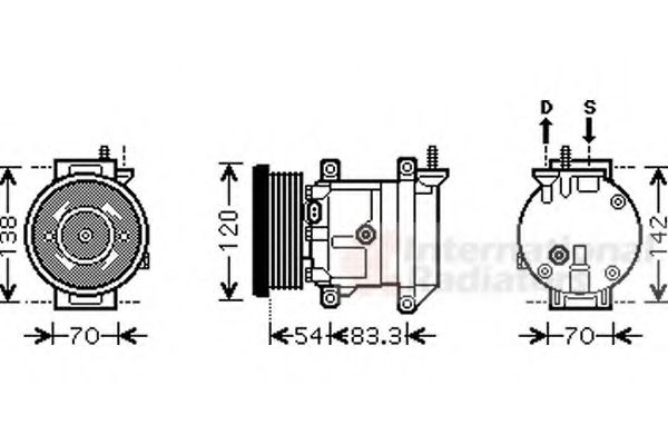 VAN WEZEL 8100K071