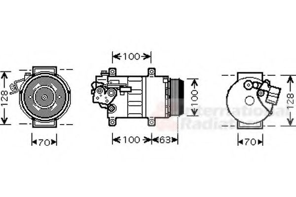 VAN WEZEL 3000K404