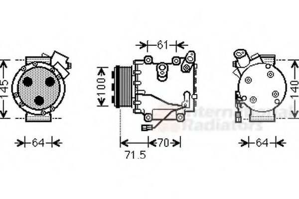 VAN WEZEL 2500K235