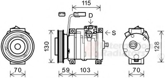 VAN WEZEL 0700K117