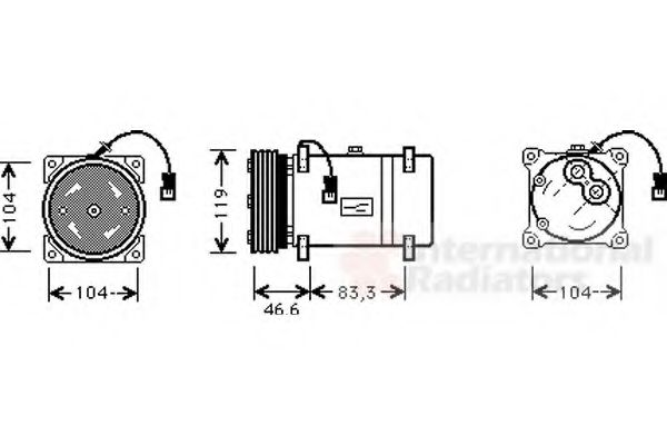 VAN WEZEL 0900K216