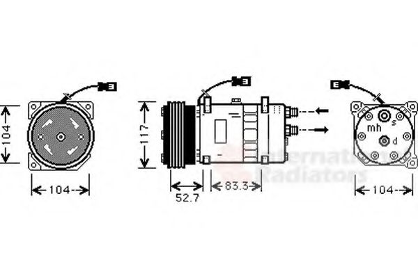 VAN WEZEL 0900K222