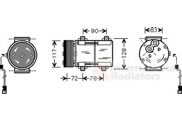 VAN WEZEL 1800K285