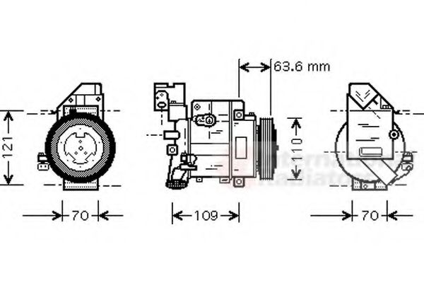 VAN WEZEL 3000K075