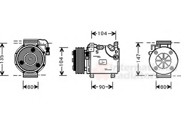 VAN WEZEL 3200K037