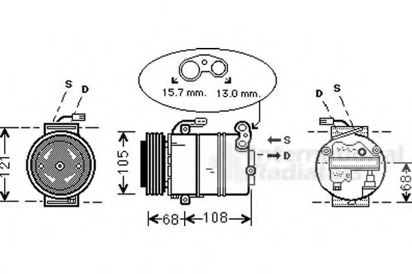 VAN WEZEL 3700K138