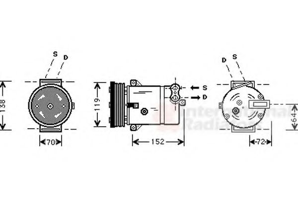 VAN WEZEL 3700K279