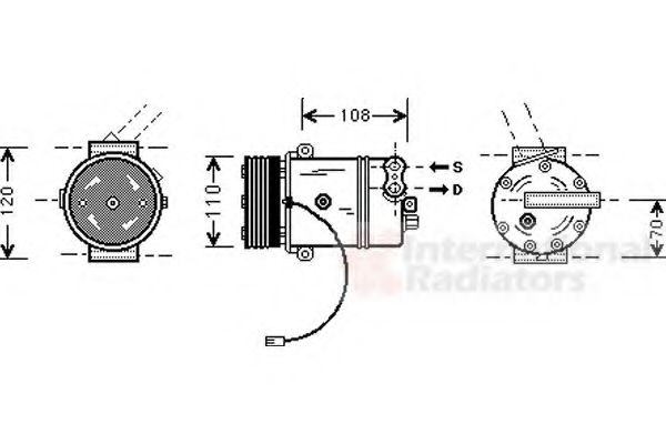 VAN WEZEL 3700K287