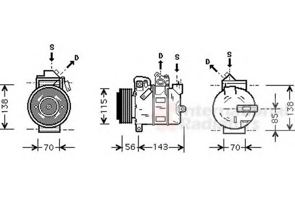 VAN WEZEL 3700K357