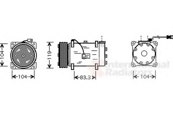 VAN WEZEL 4000K225