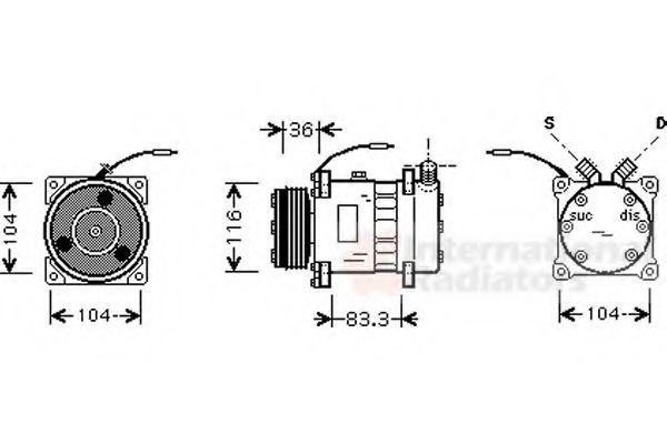 VAN WEZEL 4300K318