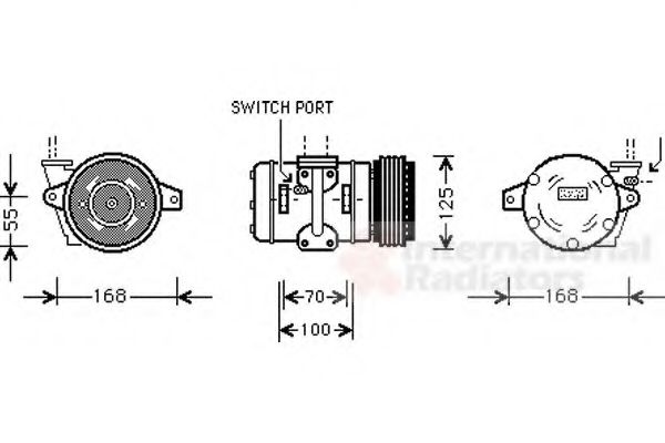 VAN WEZEL 7400K030