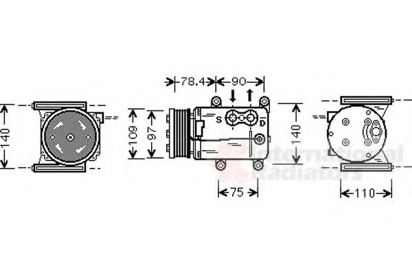 VAN WEZEL 7700K026