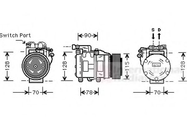 VAN WEZEL 7700K030