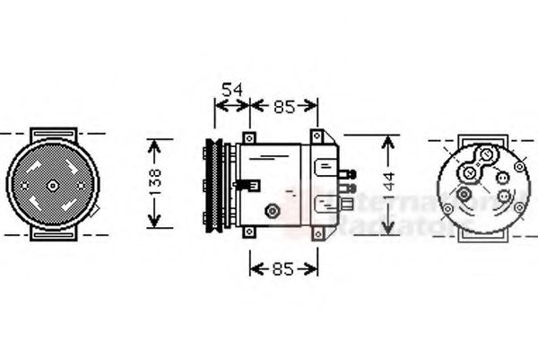 VAN WEZEL 8100K020