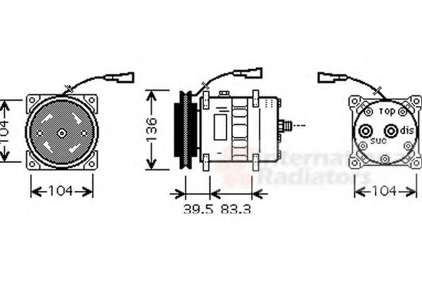 VAN WEZEL 2800K093