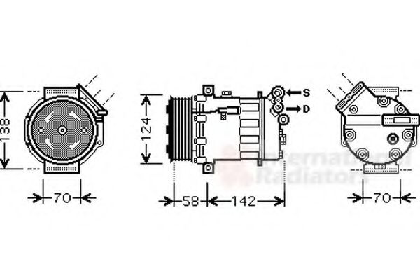 VAN WEZEL 3700K465