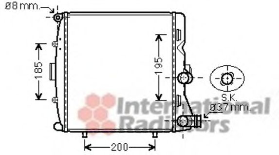 VAN WEZEL 74002054 VAN WEZEL 74002054
