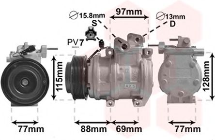 VAN WEZEL 8300K124