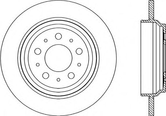 OPEN PARTS BDR1964.10