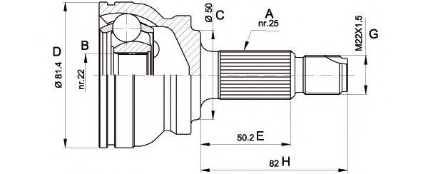 OPEN PARTS CVJ5029.10