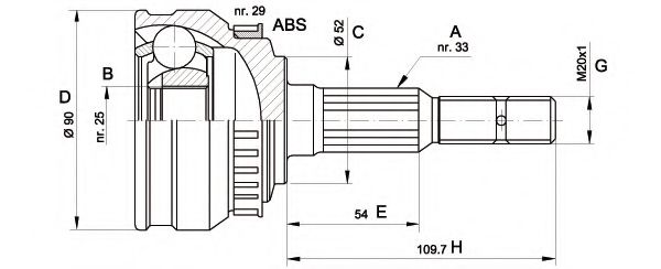 OPEN PARTS CVJ5047.10