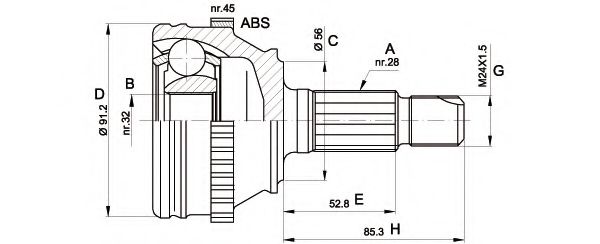 OPEN PARTS CVJ5089.10