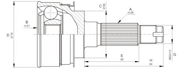 OPEN PARTS CVJ5136.10