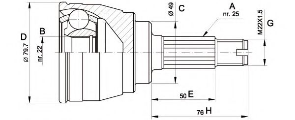 OPEN PARTS CVJ5148.10