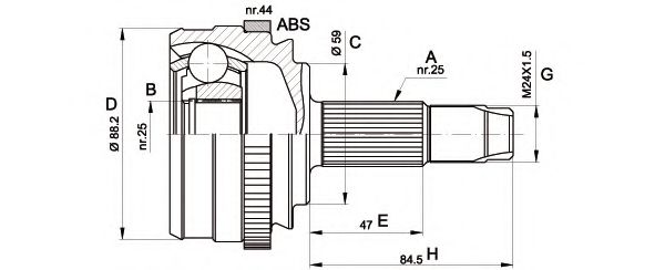 OPEN PARTS CVJ5214.10