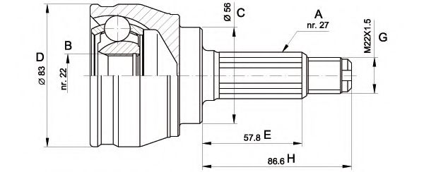 OPEN PARTS CVJ5241.10