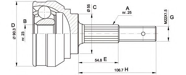 OPEN PARTS CVJ5242.10