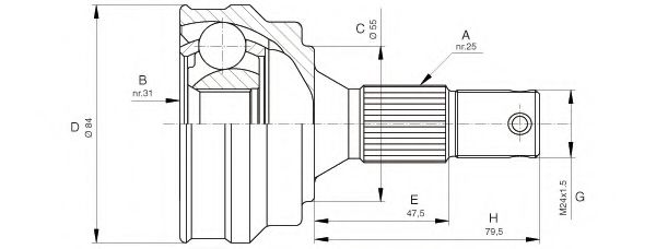 OPEN PARTS CVJ5253.10