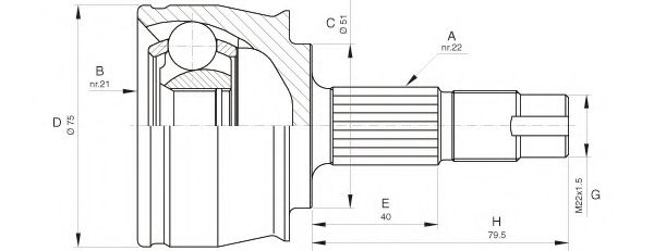 OPEN PARTS CVJ5291.10
