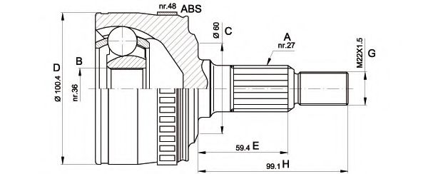 OPEN PARTS CVJ5360.10