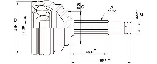 OPEN PARTS CVJ5389.10