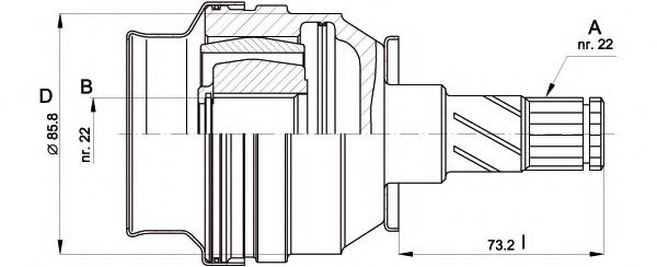 OPEN PARTS CVJ5407.20