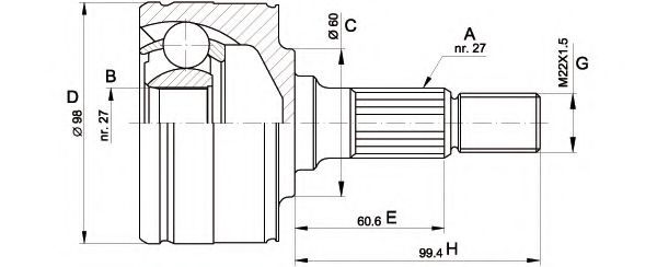 OPEN PARTS CVJ5483.10