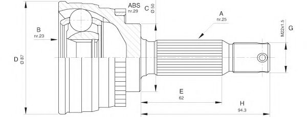 OPEN PARTS CVJ5485.10