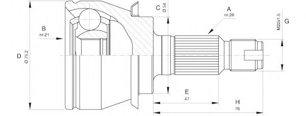 OPEN PARTS CVJ5488.10