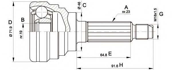 OPEN PARTS CVJ5490.10